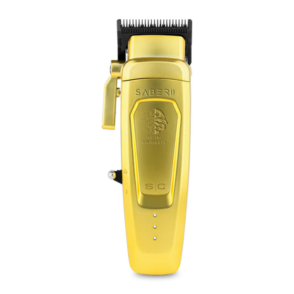 StyleCraft Saber 2.0™ Cordless Modular Clipper – High-Torque Digital Brushless (Gold/Black)- Gold (SC617M)- Black (SC617B)