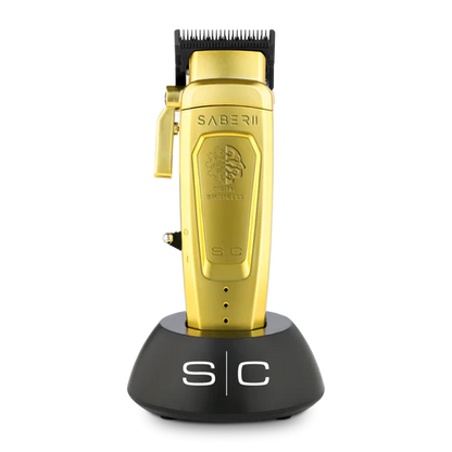 StyleCraft Saber 2.0™ Cordless Modular Clipper – High-Torque Digital Brushless (Gold/Black)- Gold (SC617M)- Black (SC617B)