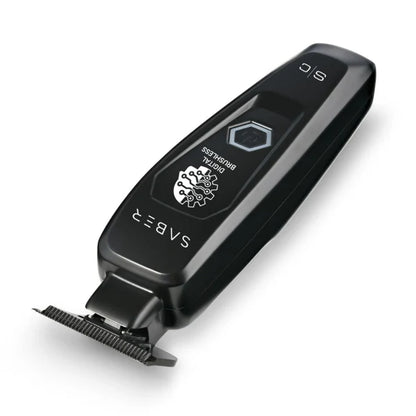 StyleCraft Saber™ Professional Brushless Metal Trimmer – Black Diamond DLC Blades, Zero-Gap, 4 Hr Cordless Runtime
