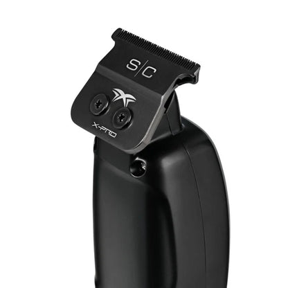StyleCraft Saber™ Professional Brushless Metal Trimmer – Black Diamond DLC Blades, Zero-Gap, 4 Hr Cordless Runtime