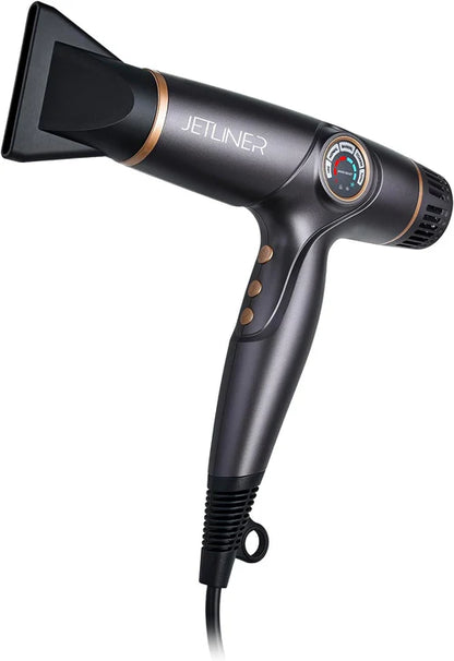 StyleCraft JetLiner™ Digital Motor Professional Hair Dryer – 105K RPM Ionic Salon Dryer with Turbo Mode