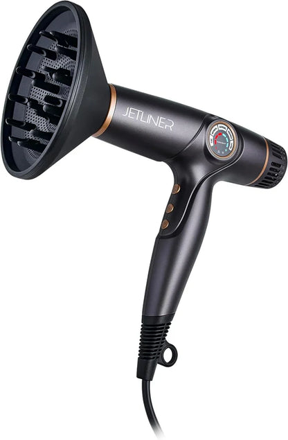 StyleCraft JetLiner™ Digital Motor Professional Hair Dryer – 105K RPM Ionic Salon Dryer with Turbo Mode