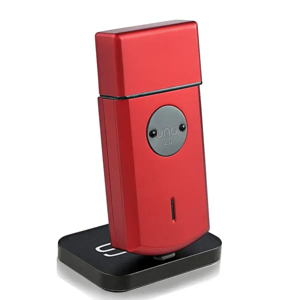 StyleCraft Uno 2.0 Single Foil Shaver – Red (SC803R) | 9,000 RPM Turbo Motor, 130-Min Runtime, Gold Titanium Foil