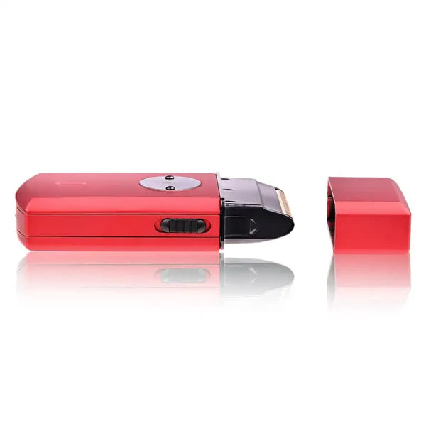 StyleCraft Uno 2.0 Single Foil Shaver – Red (SC803R) | 9,000 RPM Turbo Motor, 130-Min Runtime, Gold Titanium Foil