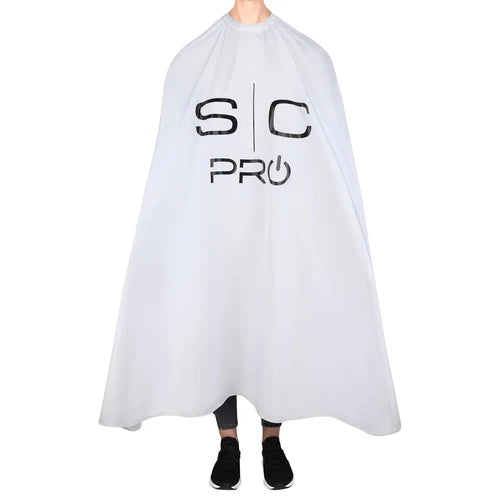 StyleCraft™ Extra-Long Kick Covers Barber Cape – 71" Full-Length Water-Resistant Cape with Adjustable Neck