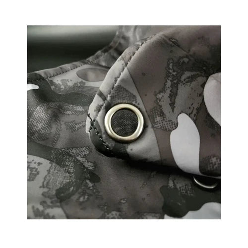 StyleCraft™ Heavy-Duty Black Camo Waterproof Barber Apron – Hair-Repellent with Crossback Straps & Tool Loops