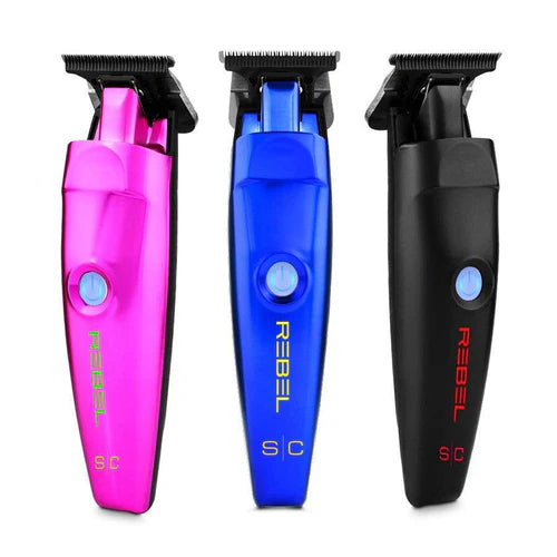 StyleCraft™ Rebel Professional Super-Torque Modular Cordless Trimmer (SC409M) – X-Pro Wide Blade, 3 Covers, 7,500 RPM Motor