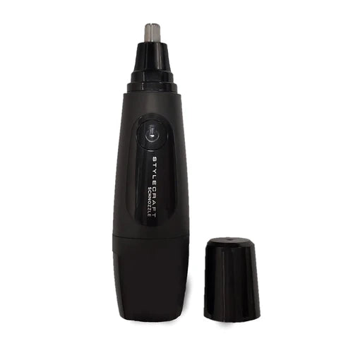 StyleCraft® Schnozzle Nose & Ear Hair Trimmer – Painless 360° Groomer (SCNETB)