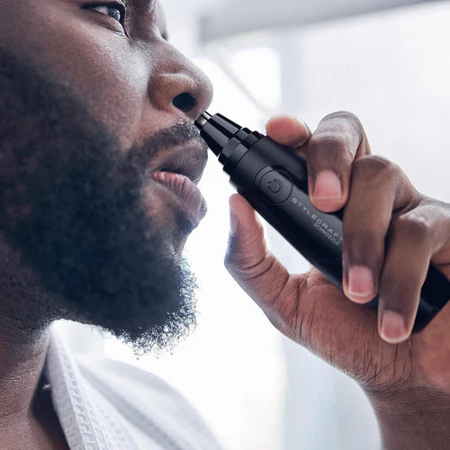 StyleCraft® Schnozzle Nose & Ear Hair Trimmer – Painless 360° Groomer (SCNETB)