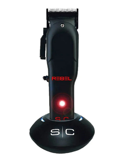 StyleCraft™ Rebel Super-Torque Modular Cordless Clipper – 7,200 RPM Fade & Bulk-Cutting Machine