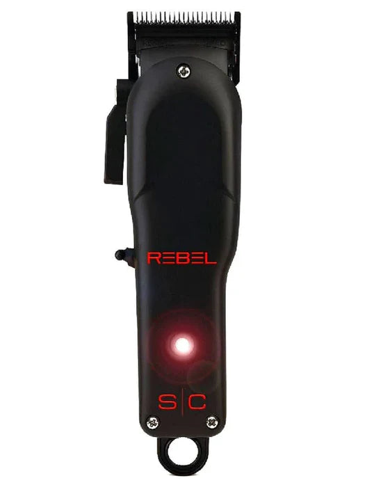 StyleCraft™ Rebel Super-Torque Modular Cordless Clipper – 7,200 RPM Fade & Bulk-Cutting Machine