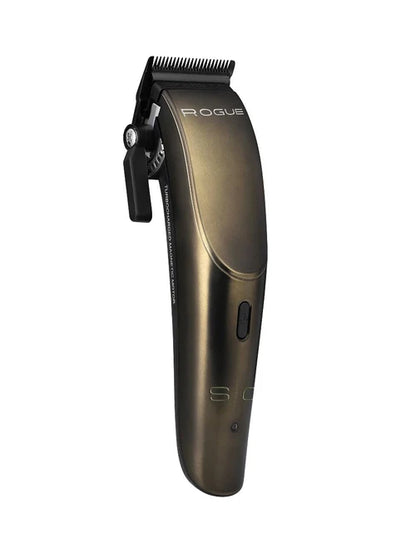StyleCraft Rogue™ Magnetic Motor Clipper – 10,000 SPM Turbo Power | Black Diamond DLC Fade Blade, 120-Min Cordless Runtime