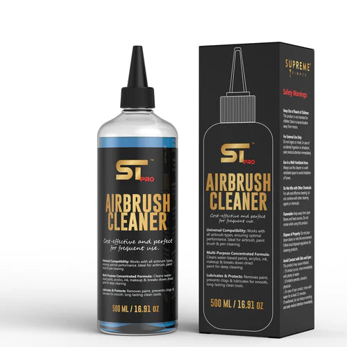 Supreme Trimmer™ Airbrush Cleaning Solution – Professional Airbrush & Enhancement System Cleaner (500ml / 16.9oz)