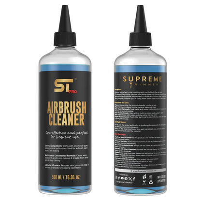 Supreme Trimmer™ Airbrush Cleaning Solution – Professional Airbrush & Enhancement System Cleaner (500ml / 16.9oz)