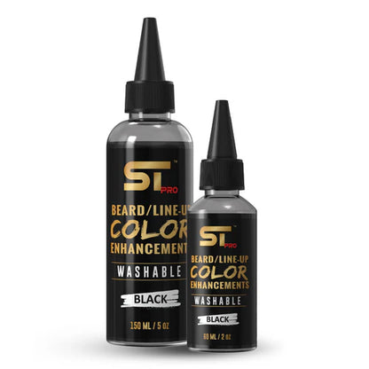 Supreme Trimmer™ Washable Hair & Beard Enhancement Color – Black | Barber Line-Up & Fade Enhancement Ink 150ml/50z