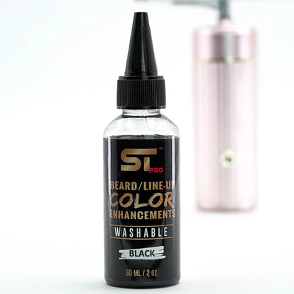 Supreme Trimmer™ Washable Hair & Beard Enhancement Color – Black | Barber Line-Up & Fade Enhancement Ink 150ml/50z