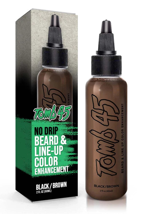 Tomb45 No Drip Enhancement Color – Black/Brown Hairline & Beard Spray