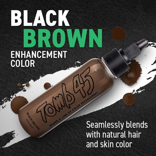 Tomb45 No Drip Enhancement Color – Black/Brown Hairline & Beard Spray