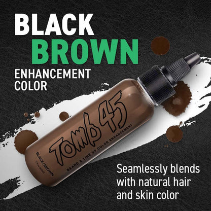 Tomb45 No Drip Enhancement Color – Black/Brown Hairline & Beard Spray