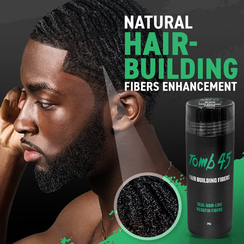 Tomb45 Hair Building Keratin Fibers – Beard & Hairline Enhancement (25g)