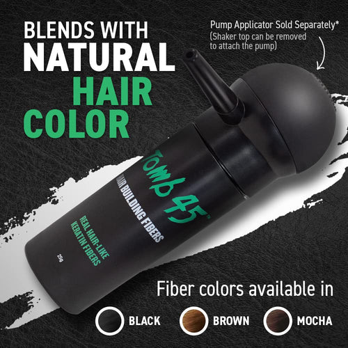 Tomb45 Hair Building Keratin Fibers – Beard & Hairline Enhancement (25g)