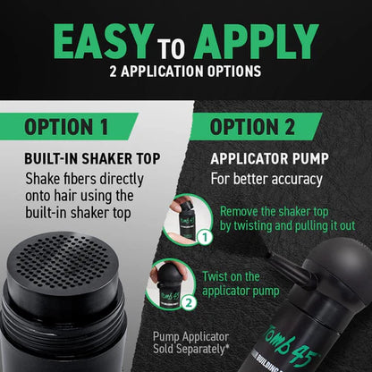 Tomb45 Hair Building Keratin Fibers – Beard & Hairline Enhancement (25g)
