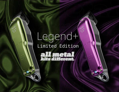 Wahl®5-star Legend+™ All-Metal Cord/Cordless Clipper — Wedge® + Crunch™ Blade, Titanium & DLC(3027401 / 3027402)