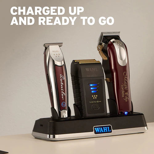 Wahl Professional Power Station – Triple 5V Charging Dock for Clippers, Trimmers & Shavers