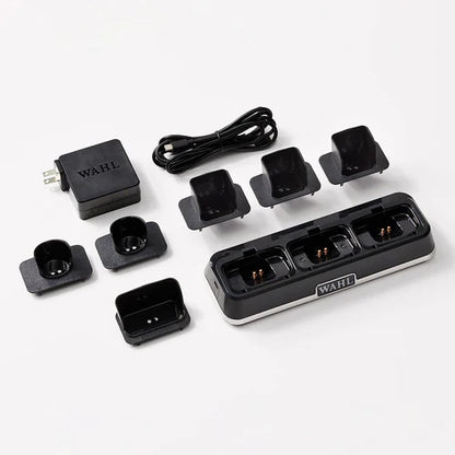 Wahl Professional Power Station – Triple 5V Charging Dock for Clippers, Trimmers & Shavers
