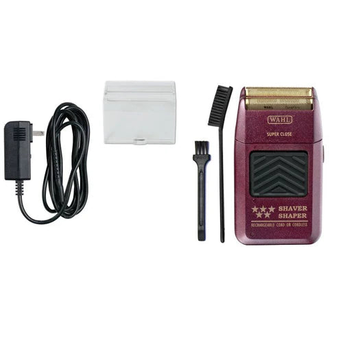 Wahl Professional 5 Star Series Super Close Cordless Double Foil Shaver (8061-100) – Ultra-Smooth Fade Finisher & Bump-Free Shaving