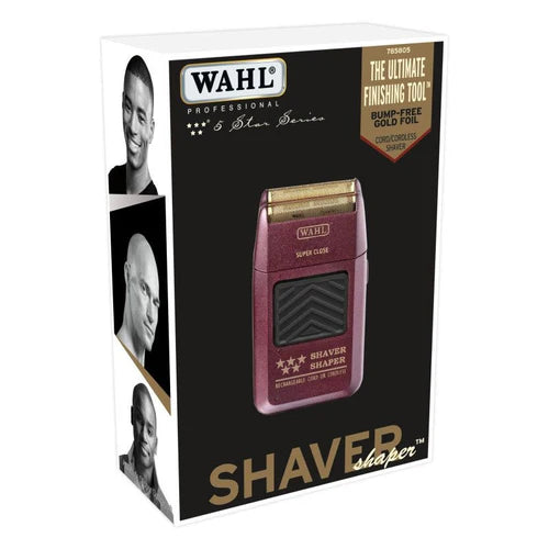 Wahl Professional 5 Star Series Super Close Cordless Double Foil Shaver (8061-100) – Ultra-Smooth Fade Finisher & Bump-Free Shaving
