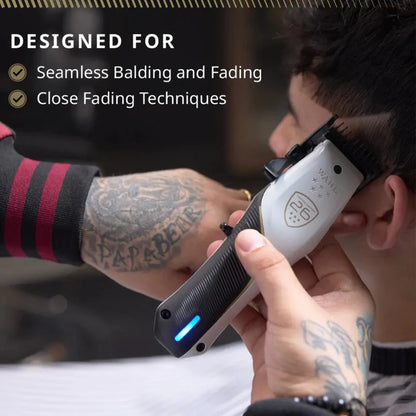 Wahl Vapor CE Cordless Fade Clipper with F32 Fadeout Blade – Professional Barber Clipper for Bald Fades, Blending, Tapers & Precision Cutting