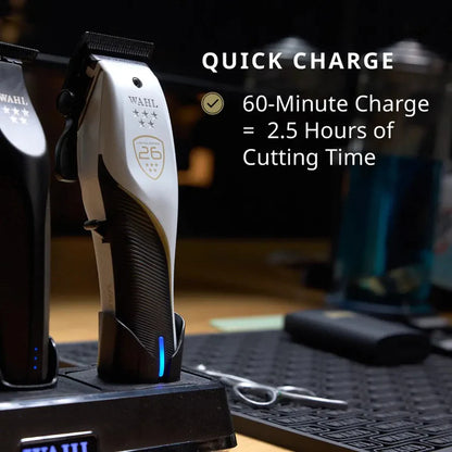 Wahl Vapor CE Cordless Fade Clipper with F32 Fadeout Blade – Professional Barber Clipper for Bald Fades, Blending, Tapers & Precision Cutting