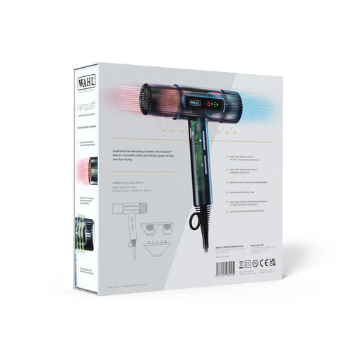 Wahl Vanquish™ Professional Salon Hair Dryer — FlowControl, Whisper-Quiet Motor