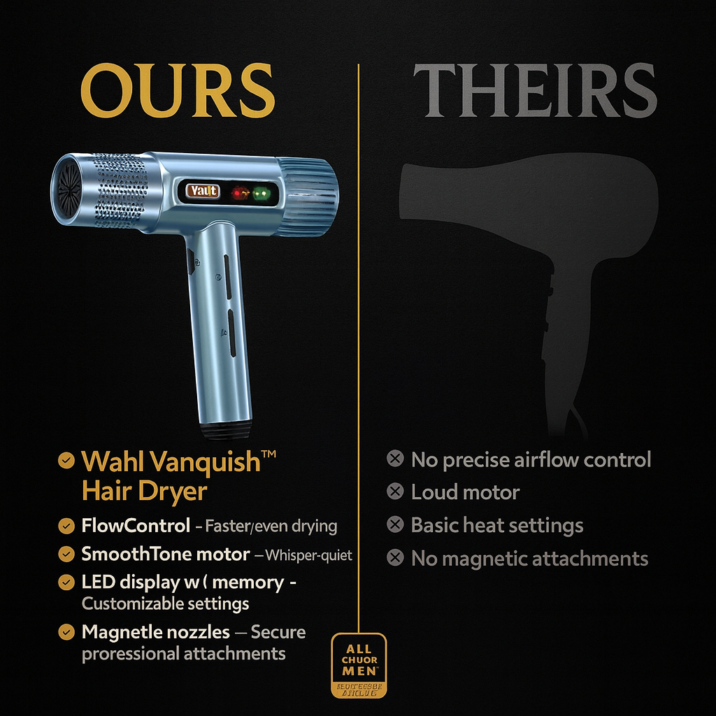 Wahl Vanquish™ Professional Salon Hair Dryer — FlowControl, Whisper-Quiet Motor