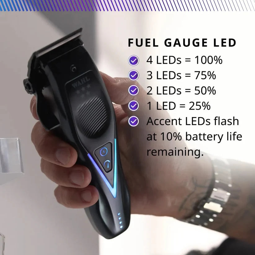 Wahl Professional Vapor Switch Cordless Clipper | Hyper Shift 2-Speed Professional Clipper