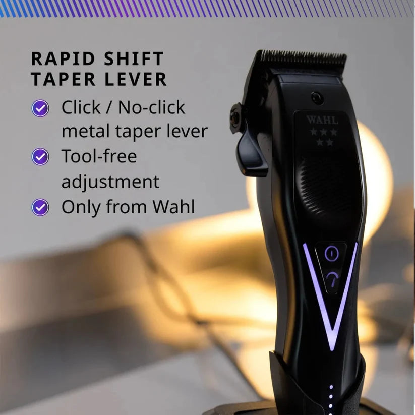 Wahl Professional Vapor Switch Cordless Clipper | Hyper Shift 2-Speed Professional Clipper