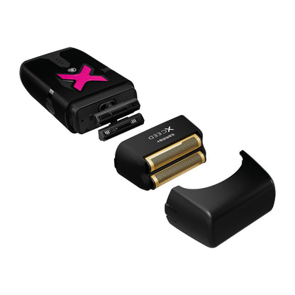 Gamma+ XCEED™ IN2 Vector Motor Cordless Double Foil Shaver – 11,500 RPM, Customizable Metal Body, 2 Hr Runtime (GP803B)