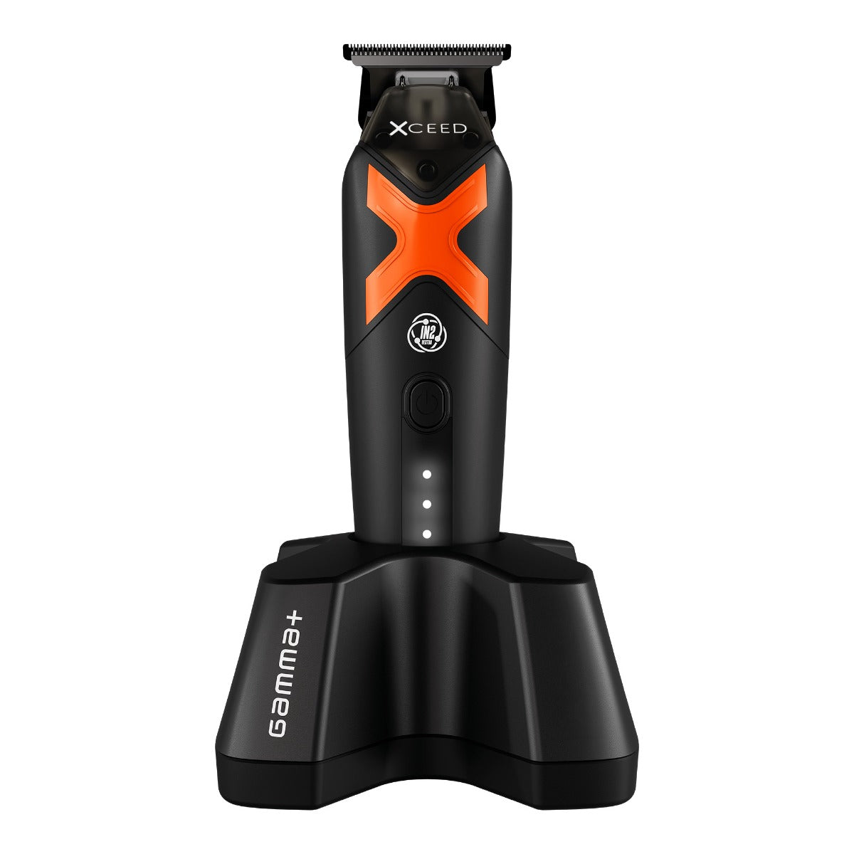 Gamma+ XCEED™ IN2 Vector Motor Cordless Trimmer – Black Diamond Blade, 180 Min Runtime, 11,500 RPM (GP418B)