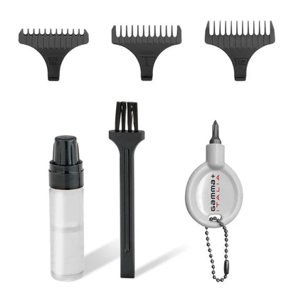 Gamma+ Absolute Hitter™ Modular Cordless Trimmer – Black Diamond DLC Blade, 240-Min Runtime, USB-C Charge (Matte Edition)