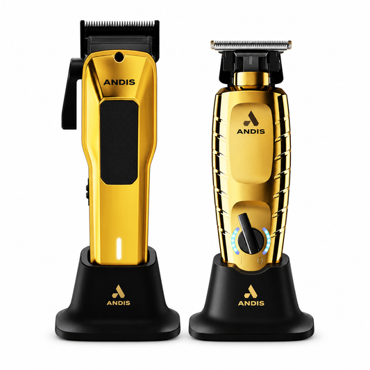 Andis Phenom and gold GTX-EXO II 2-tool combo