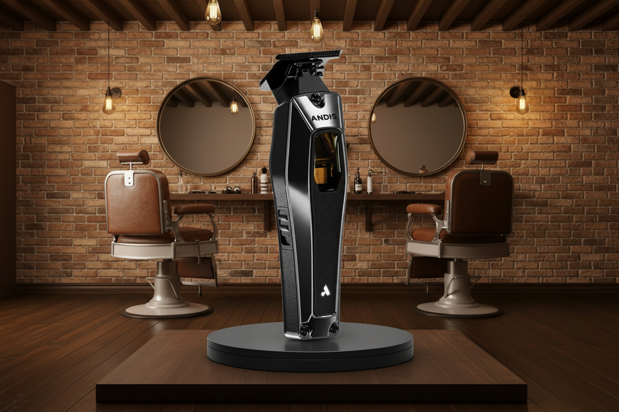 Andis™ RECON Vector Cordless Trimmer — 8,500 SPM Vector Motor, DLC T-Blade, USB-C Dock