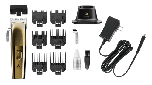Andis Envy II™ Premium Gold Edition — Phaze Blade Cordless Clipper | 6,700 SPM · 2.5 hr Charging Stand (561566)