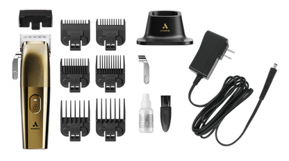 Andis Envy II™ Premium Gold Edition — Phaze Blade Cordless Clipper | 6,700 SPM · 2.5 hr Charging Stand (561566)