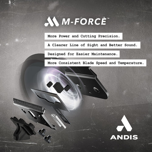 Andis GTX-EXO™ M-Force Cordless Trimmer – Black Label Edition w/ GTX-Z Blade & 7,200 SPM Rotary Motor (561862)