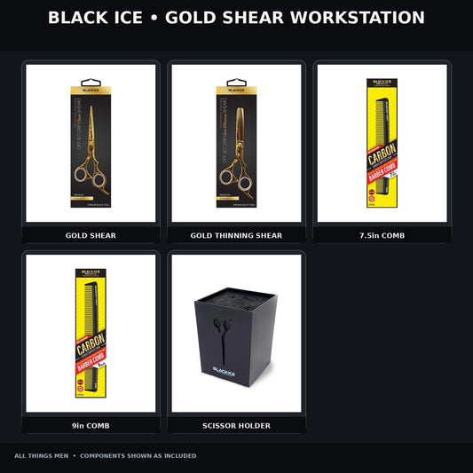 black ice gold shear workstation bundle hero