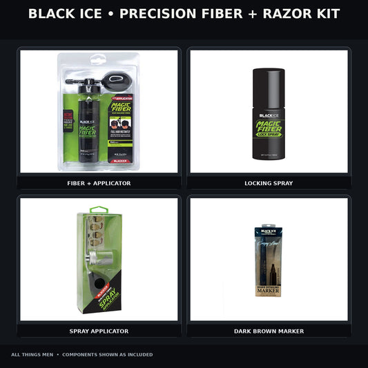 black ice precision fiber razor bundle hero