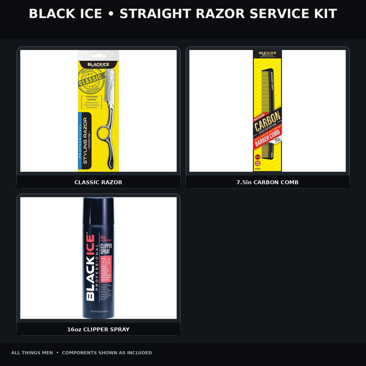 black ice straight razor service bundle hero