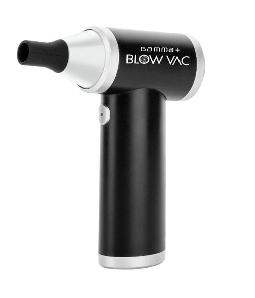 Gamma+™ Blow Vac 2-in-1 Mini Air Blower & Vacuum – Cordless USB-C Rechargeable Barber Cleaning Tool with 100,000 RPM Brushless Motor