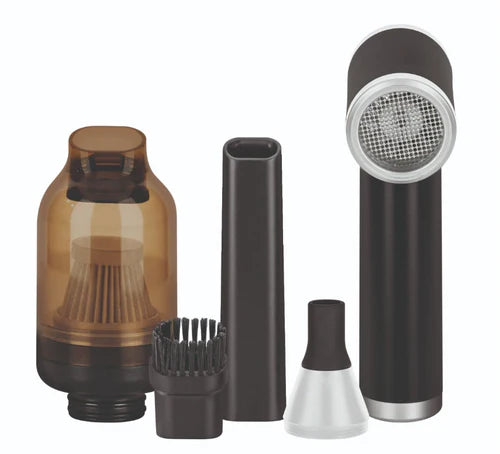 Gamma+™ Blow Vac 2-in-1 Mini Air Blower & Vacuum – Cordless USB-C Rechargeable Barber Cleaning Tool with 100,000 RPM Brushless Motor